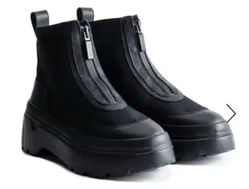 HUNTER 익스플로러 앵클 지퍼 플랫폼 부츠