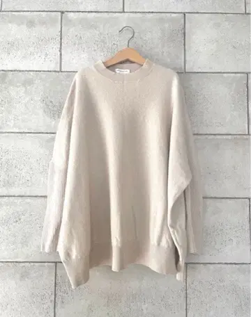 울 실크 돌먼 니트 와이드 니트 TOMORROWLAND