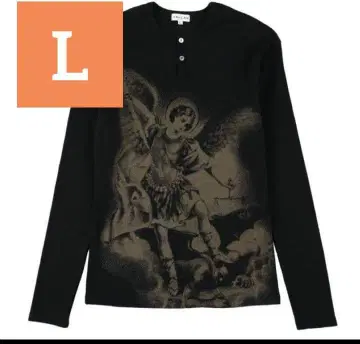 [ L ] VALLAD / V.HENRY NECK L/S / 써멀 블랙