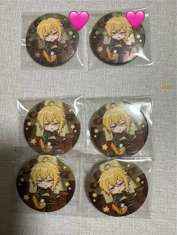 센라 Brun 캔뱃지 6개 세트