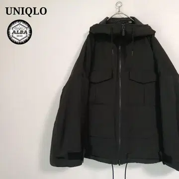 [새상품급] UNIQLO 유니클로 하이브리드 다운 파카 자켓 블랙 S