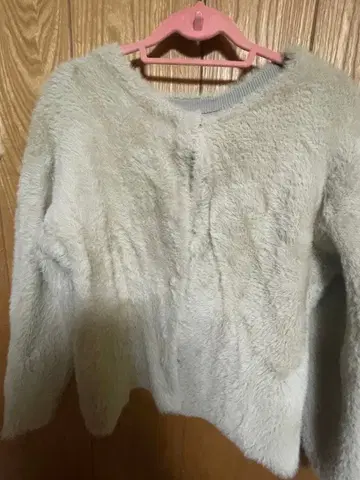 PLST 샤기 가디건 새상품급 S 베이지