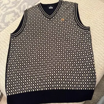 먼싱웨어 칠드런 니트 베스트 골프웨어 사이즈 M