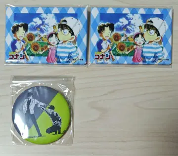 명탐정 코난 선데이 스퀘어 캔뱃지 후루사토칸 바이컬러 캔뱃지 여름 1