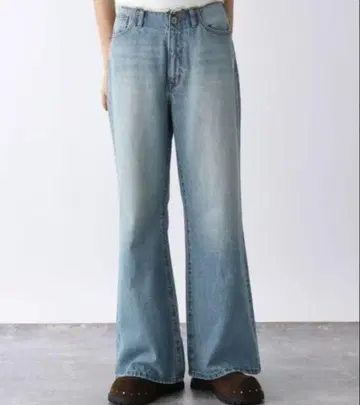 JEANASIS 모듬 블리치 플레어 데님