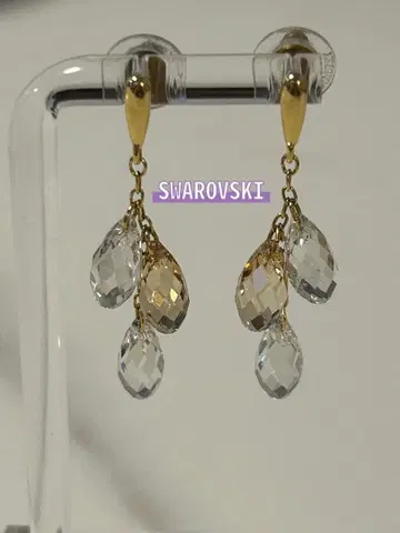 스와로브스키 드롭 귀걸이