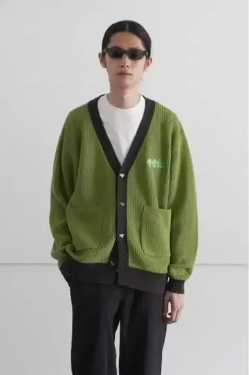 TTT_MSW 23AW New standard cardigan Green