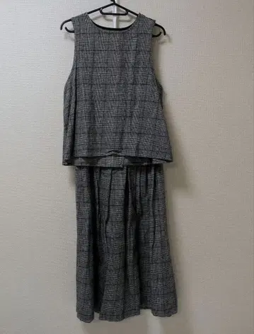 FELISSIMO 글렌체크 스커트 셋업