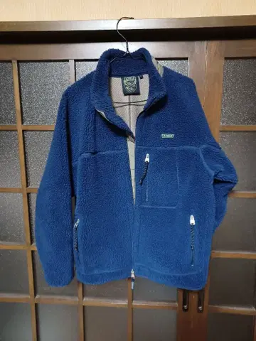 AIGLE 다크 블루 플리스 자켓