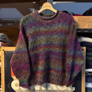 다채로운 색상 고급스러운 촉감 여성용 vintage 빈티지 모헤어 니트