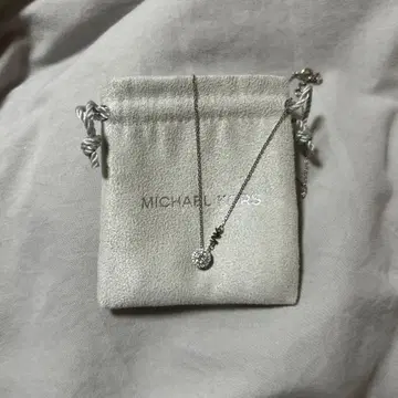 MICHEAL KORS 실버 목걸이