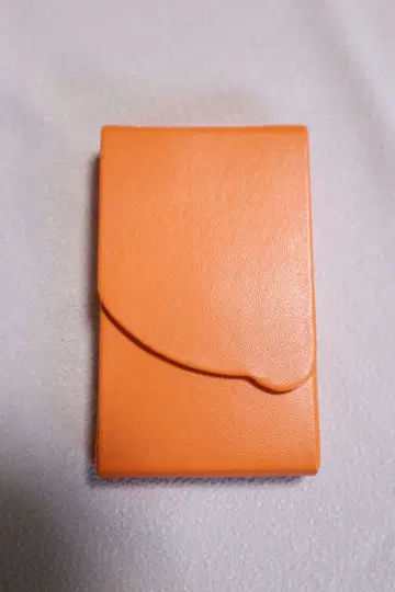 오렌지 슬림 카드 케이스