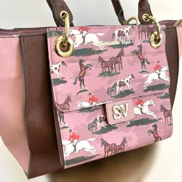 Samantha Vega 현재 판매 없음 레어 말 숄더백 핑크