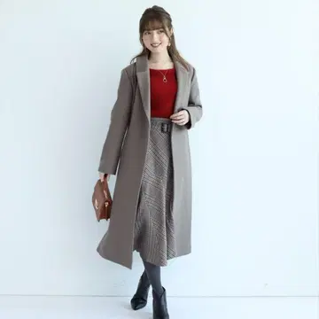 Apuweiser-riche 벨티드 롱 코트