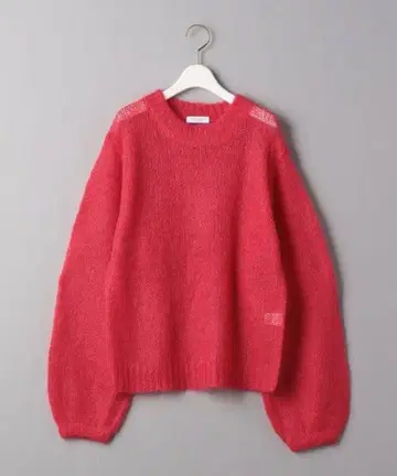 [ BEAUTY&YOUTH ] 모헤어 알파카 컬러 니트 PO