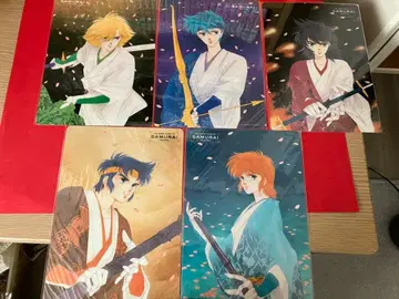 갑옷 전설 사무라이 트루퍼 책받침 5장 세트