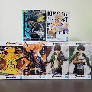 피규어 6개 묶음 판매 [ BLEACH 진격의 거인 NARUTO 등 ]