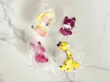 맛있는 동물 가챠 피규어 어깨 쿵 세트