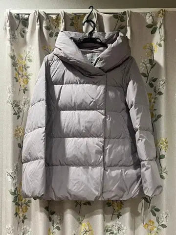 [ 새상품 ] nano universe 후드 숏 다운 자켓 그레이지