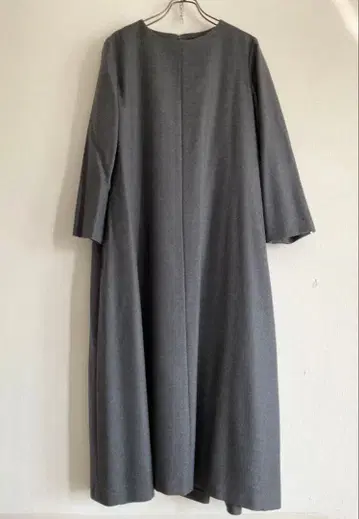 [ 미사용 ] 23구 울 조젯 A라인 원피스 38