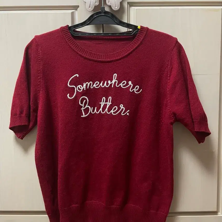 ニット Tシャツ 赤