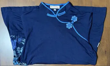 태극권 상의 여성용 S 새상품급 팔분 소매 EastAge