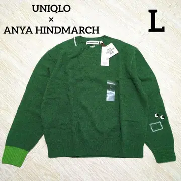 [ 새상품 택 포함 ] 유니클로 콜라보 L 안야 힌드마치 스웨터 니트