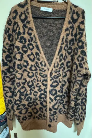 INHERIT 레오파드 가디건 F 사이즈