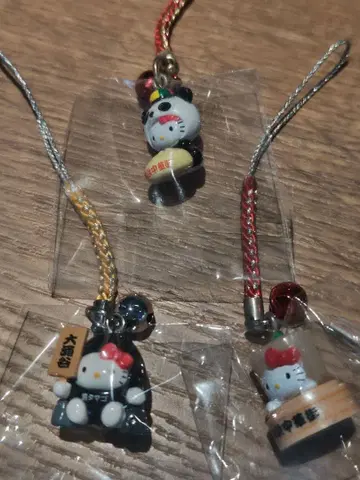 지역 한정 키티 스트랩 가나가와현 한정 깃발 없음