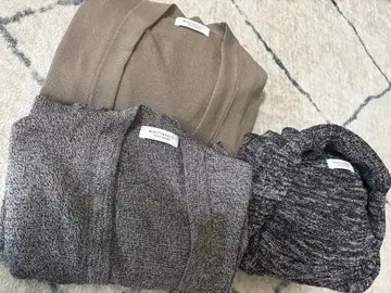 새상품급 3종 세트 유나이티드 애로우즈 뷰티&유스 남성용 가디건