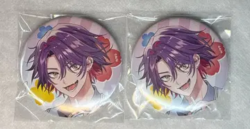 니지산지 와타라이 히바리 도쿄 돔 시티 콜라보 캔뱃지 2개 세트