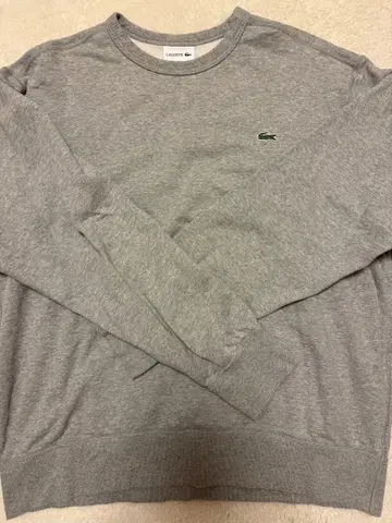LACOSTE 그레이 트레이닝복/맨투맨 US 3XL