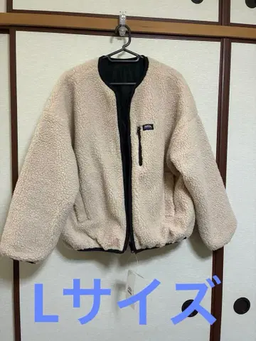 JaVa 리버서블 보아 자켓 베이지/블랙