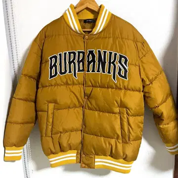 CHIP CLIP BURBANKS 바시티 자켓 머스타드