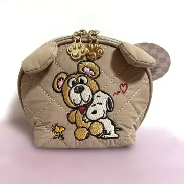 스누피 베어 퀼팅 파우치