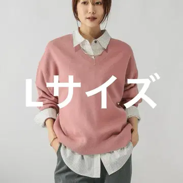 [ 새상품 ] GLOBAL WORK 맨투맨 라이크 V넥 풀오버 L 사이즈