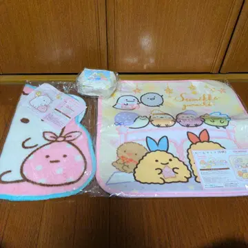 스미코구라시 룸 매트 2개 캔디 파우치 총 3점 세트
