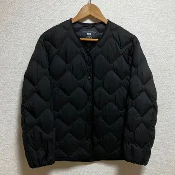 유니클로 울트라 라이트 다운 릴랙스 자켓 블랙 여성용 M