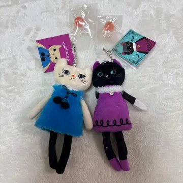 칼디 할로윈 축 늘어진 고양이 2체 세트