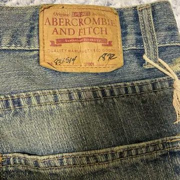 [ Abercrombie & Fitch ] 단종 빈티지 가공 데님 팬츠