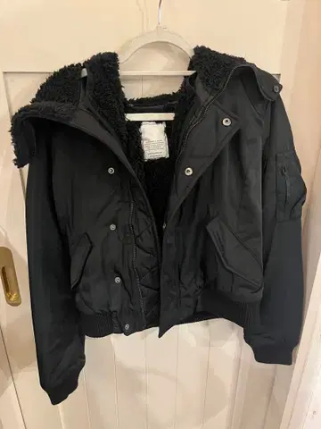 EMODA 후드 부착 다운 자켓 M 블랙