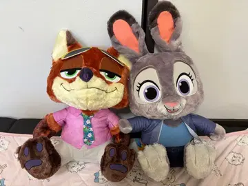 [ 새상품 택 포함 ] 주토피아 2 슈퍼 라지 봉제 인형 두 개 세트