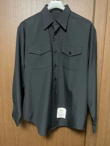 군용 블랙 CPO 셔츠