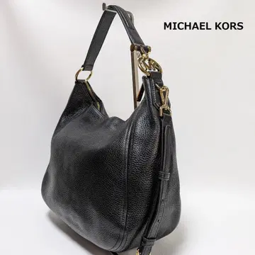 MICHAEL KORS 마이클코어스 2way 원숄더 주름 가죽 블랙