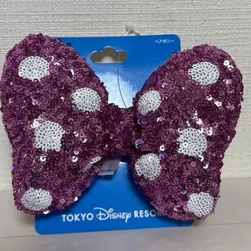 헤어 포니 머리끈 미니 핑크 디즈니