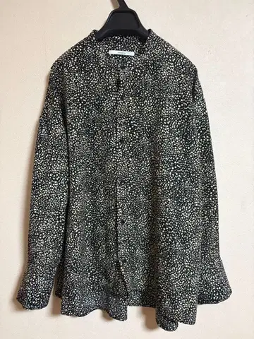 Johnbull, 젬블 애니멀 도트 스탠드 카라 셔츠