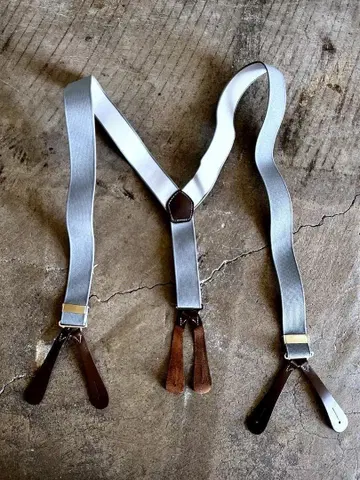 [정교한 복제품] 새상품 영국군 타입 RAF 러버 서스펜더 Grey