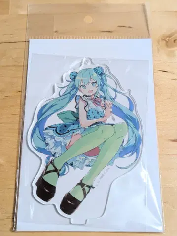 하츠네 미쿠 빅 아크릴 스탠드 초코 민트 미쿠의 아이스크림 파티