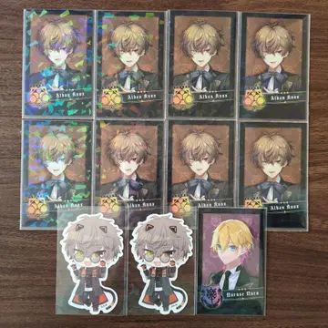 알반 녹스 귀족과 하인 폴라로이드풍 카드 스티커