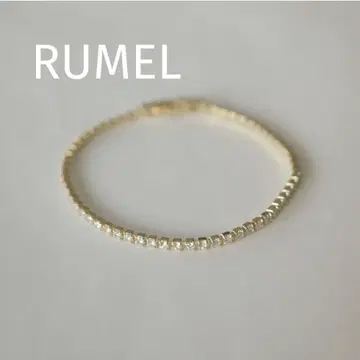 새상품 [ RUMEL ] 테니스 팔찌 골드